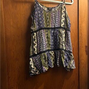 Rue21 Boho Tank Top Size M Y2K Festival Top